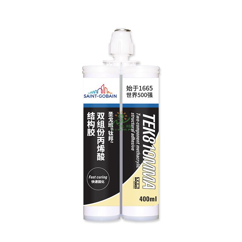 圣戈班双组份丙烯酸酯结构胶TEK810MMA-490ml-淡黄&紫色